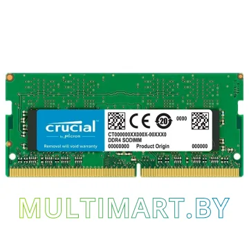 Оперативная память Crucial 4GB DDR4 SODIMM PC4-21300 (CT4G4SFS8266)